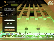 Tablet Screenshot of kamloops.executivehotels.net